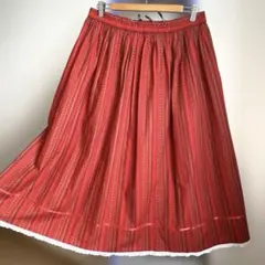 【vintage】フォークダンス 衣装 オーストリア チロルスカート　ユーロ古着のサムネイル
