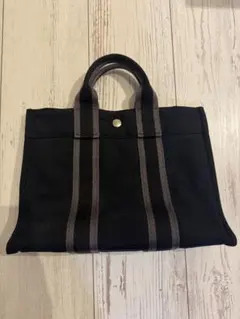 HERMES エルメス　フールトゥ PM トートバッグ ブラックのサムネイル
