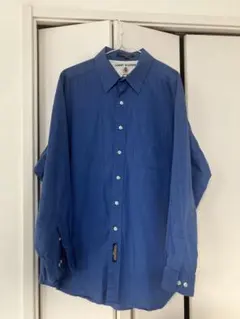 TOMMY HILFIGER 青チェック柄シャツ