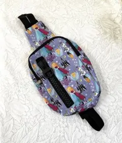 中古】香港ディズニー限定 アナ雪 リボン スカーフ バッグチャーム