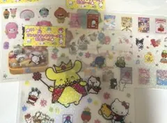 サンリオ　いちご新聞　付録シール　3種セット