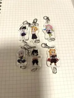 鬼滅の刃 ナムコ 繋がるアクリルチャーム 6種