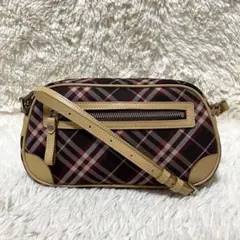 【美品】Burberry バーバリー　ショルダーバッグ　ミニ　チェック　斜め掛け