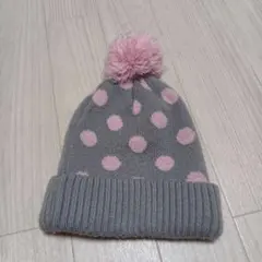 ニット帽ピンク