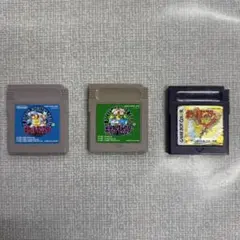 ポケモン 緑 青 金 GBソフト 3本セット 動作確認済