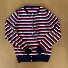 SHIPS ストライプ カーディガン 36