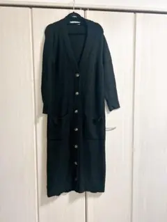 ZARA ザラ　黒 ロングカーディガン ブラック