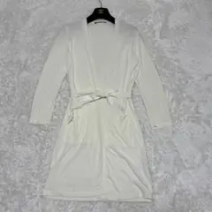 【極美品✨】 現行 Max Mara カーディガン ロング アイボリー ベルト付