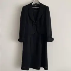 【美品】ブラックフォーマル　９号　礼服　ワンピーススーツ　喪服