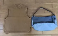 【juemi】タートルネック ＆ バッグ セットのサムネイル