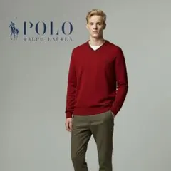 ポロ ラルフローレン 赤 レッド XL オーバーサイズ 長袖 トレーナー
