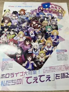 アニメディア 2021年2月号ホロライブ 切り抜き