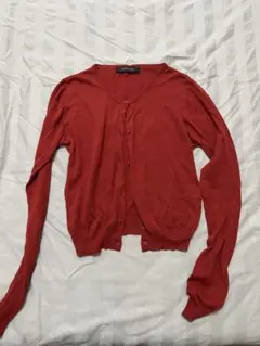 あ*！様 スパイラルガール　赤　カーディガン