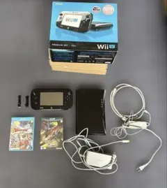 Wii U プレミアム　本体 32GB ブラック　ゲームソフト2本付き