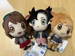 ポケモンマスターズEX ぬいぐるみ グリーン ユウリ マリィ 全3種セット