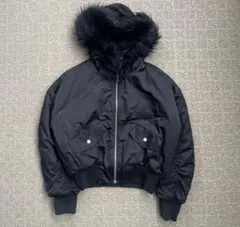 平成 短丈 N2B furjacket y2k グランジ ブラック お兄ギャル - メルカリ