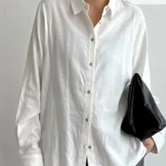 L.B.C白長袖シャツＭのサムネイル