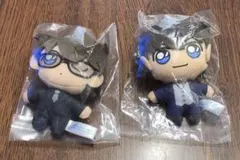 名探偵コナン 工藤新一 ぬいぐるみマスコット 2点セット