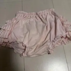 フリル付きピンクパンツ コットン100% 80〜90サイズのサムネイル
