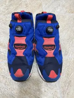 Reebok インスタポンプ スニーカー 青/ピンク