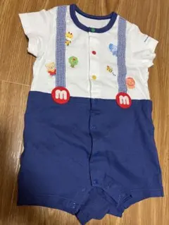 未使用に近いミキハウス　プッチーカバーオール