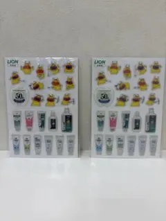 LION ムシバラス オリジナル ぷっくりシール 2枚セットのサムネイル