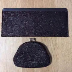 印傳屋　葡萄柄コインケース 長財布セット