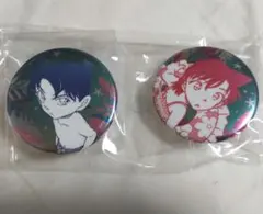 工藤新一 毛利蘭 缶バッジ