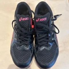 asics スパイクシューズ レッド/ブラック 24.0cm