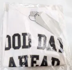DILASH カレッジロゴ袖アシンメTシャツ キッズ子供 白ホワイト 110ｃｍのサムネイル