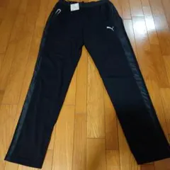 PUMA ブラックジャージパンツ XOサイズ