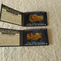 ユニバーサルスタジオジャパン 3周年記念ピンバッジセット