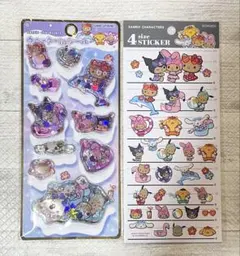 正規品　日焼けサンリオ　ウォーター、4サイズステッカー　ボンボンドロップシール