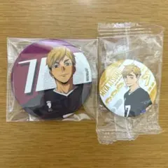 ハイキュー　宮侑　缶バッジ　ハイキュープラザ　くら寿司　コラボ