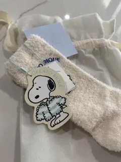 GELATO PIQUE スヌーピーソックス アイボリー