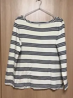 UNIQLO レディース　ボーダーカットソー　長袖　L