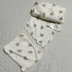 授乳ケープ　くま　巾着付き
