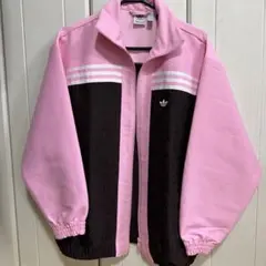 adidas originals ピンクブラウン ジャンパー