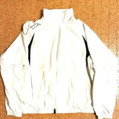 Munsingwear ホワイト ナイロンジャケット　メンズ　ペンギン刺繍付き