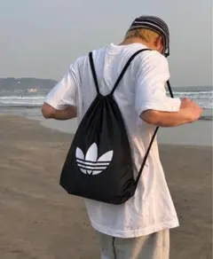 【新品】adidas Originals ジムサック ナップサック ブラックのサムネイル