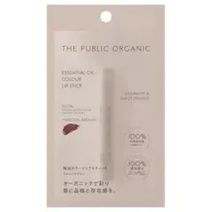 THE PUBLIC ORGANIC カラーリップ　マルーンブラウン　×1個のサムネイル