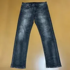 ユニクロ　ブラックダメージジーンズ 30（76cm）