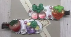 [15]ホイップヘアピン　デコホイップ　ハンドメイド　２個セット