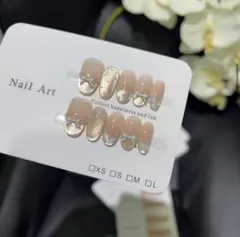 【M】ネイルチップ 韓国 ワンホン ちゅるん 量産 フレンチ マグネット ラメ