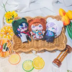 にじぱぺっと ぬい帽子 ぬい服 くま耳 ベレー帽 10cmぬい 3skmセット