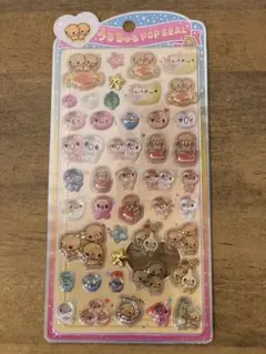 うるちゅるポップシール　なっとうちゃん