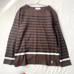 【ビーミングバイビームス】Tシャツ カットソー パネルボーダー 綿100％ XL