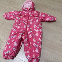 値下げ中！＊子ども用スキーウェア 80サイズ ピンク くま　ジャンプスーツ