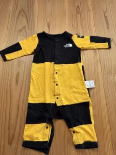 THE NORTH FACE ロンパース 80 黒/黄色