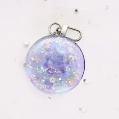 シェイカーキーホルダー　紫の楽園